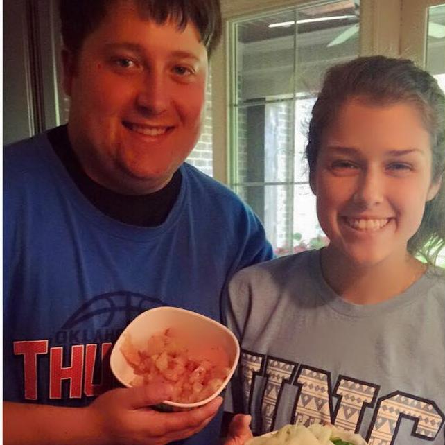 Teaching Mason how to cook (he's come a long way!)
