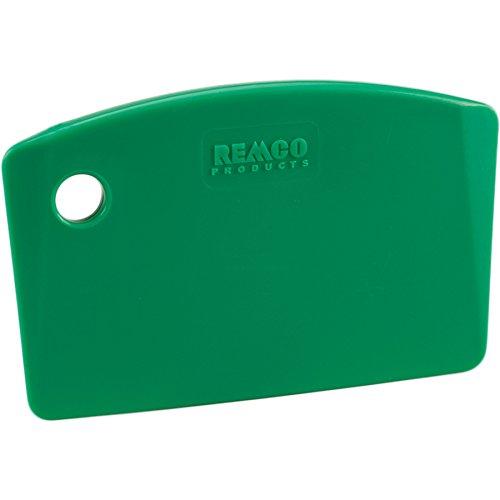 Remco 69592 Green Polypropylene Injection Molded Blade Stiff Bench Scraper, 3.5" L x 5.5" W, 1 Piece