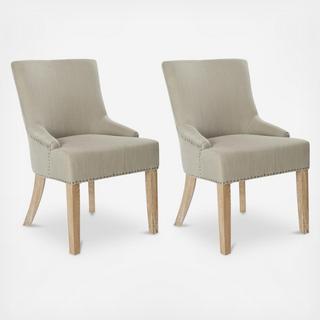Sloping Side Chair, Set of 2