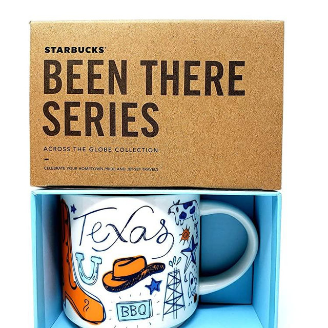 Starbucks Texas Coffee Mug, Been There Series Across The Globe Collection