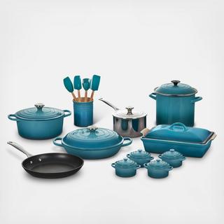 Mixed Material Cookware Set, 20-Piece