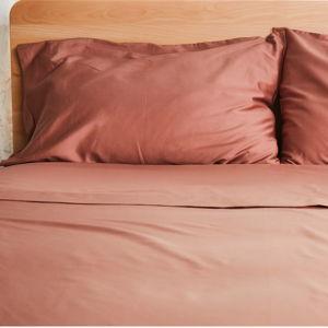 Sateen Organic Cotton Sheets 300TC - Queen Size