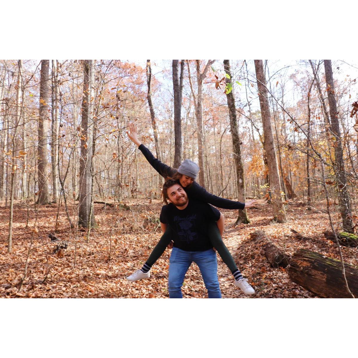 One of our first hikes