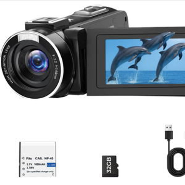 Camcorder Video Camera 2.7K 48MP